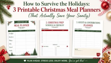 3 Printable Christmas Meal Planners (That Actually Save Your Sanity