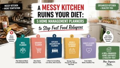 5 Home Management Planners to Stop Fast Food Relapses