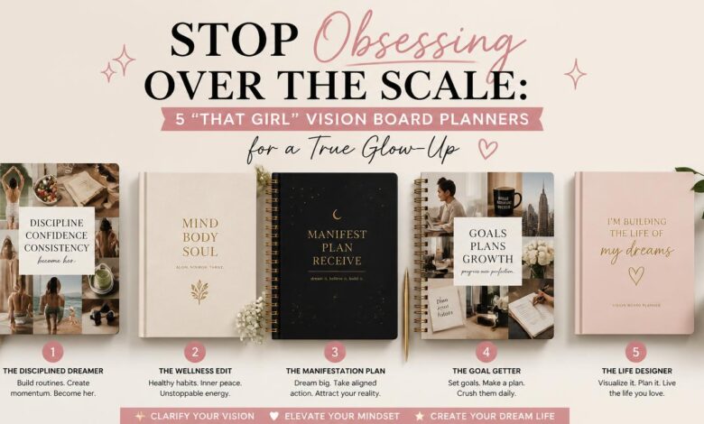 5 That Girl Vision Board Planners for a True Glow-Up