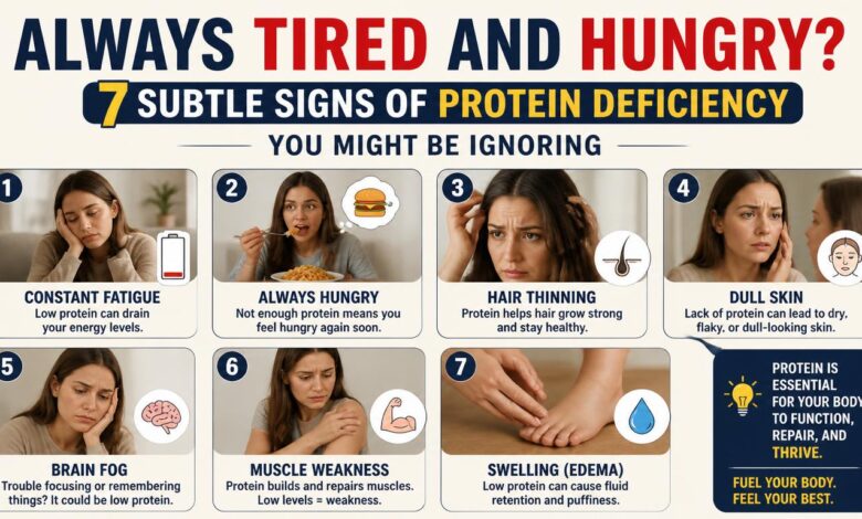 Always Tired and Hungry? 7 Subtle Signs of Protein Deficiency You Might Be Ignoring