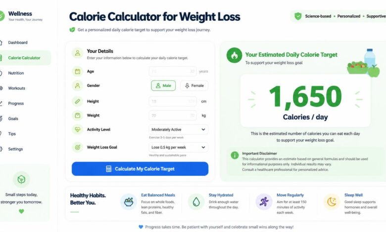 Calorie Calculator for Weight Loss