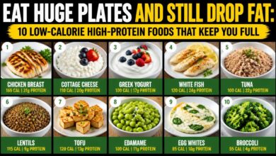 Eat Huge Plates and Still Drop Fat: 10 Low-Calorie High-Protein Foods That Keep You Full