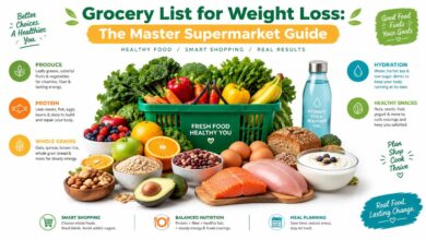 Grocery List for Weight Loss The Master Supermarket Guide