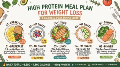 High Protein Meal Plan for Weight Loss