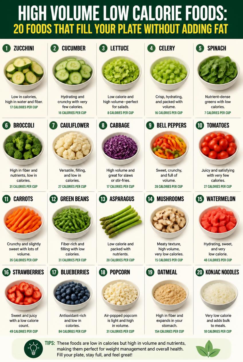 High Volume Low Calorie Foods