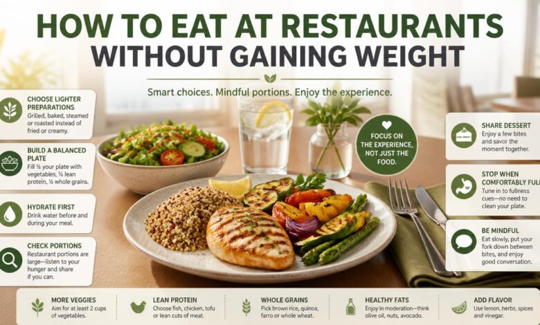 How to Eat at Restaurants Without Gaining Weight