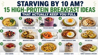 Starving by 10 AM 15 High-Protein Breakfast Ideas That Actually Keep You Full