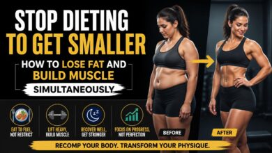 Stop Dieting to Get Smaller: How to Lose Fat and Build Muscle Simultaneously