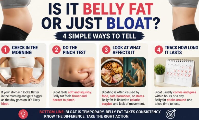 Is It Belly Fat or Just Bloat? 4 Simple Ways to Tell
